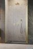 Radaway Nes Dws Brushed Gold drzwi wnękowe 110cm prawe szczotkowane złoto 10028110-99-01R
